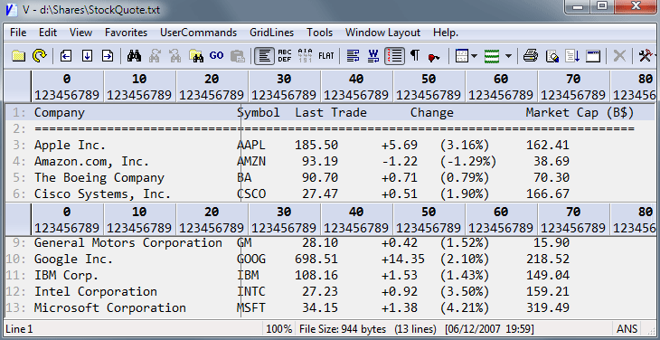 Ruler Screen Shot
