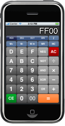 CPHexCalc Screen Shot